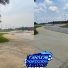 Bulldog Stadium Commercial Concrete Cleaning in Opelika, AL 2